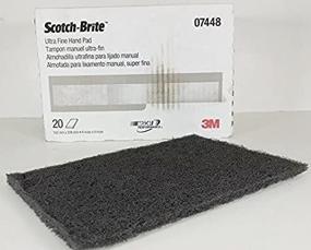 img 3 attached to MrTailLight Lot 5 Grey 3M Scuff Pad Scotch Brite 3M Brand - Superior Scratch Removal and Surface Preparation