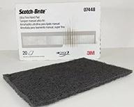 mrtaillight lot 5 grey 3m scuff pad scotch brite 3m brand - superior scratch removal and surface preparation logo