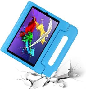 img 2 attached to 🔵 i-original Compatible with Lenovo Yoga Smart Tab 10.1 (YT-X705F) Inch Case - Shockproof EVA Case for Kids, Lightweight Protective Cover in Blue