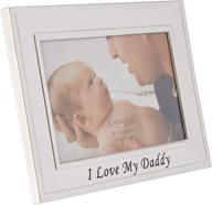 📸 silver plated 6x4 picture frame - lawrence frames - expressing love for daddy логотип