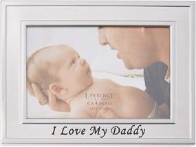 img 3 attached to 📸 Silver Plated 6x4 Picture Frame - Lawrence Frames - Expressing Love for Daddy