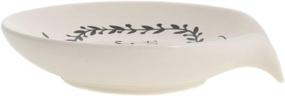 img 2 attached to 🥄 Demdaco 1004180157 Ceramic Spoon White: Elegant and Versatile Kitchen Essential