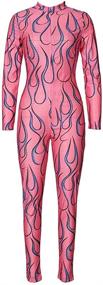 img 2 attached to Lucuna Bodycon Jumpsuits Tie Dye Clubwear Women's Clothing in Jumpsuits, Rompers & Overalls