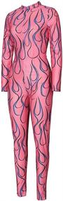 img 1 attached to Lucuna Bodycon Jumpsuits Tie Dye Clubwear Women's Clothing in Jumpsuits, Rompers & Overalls