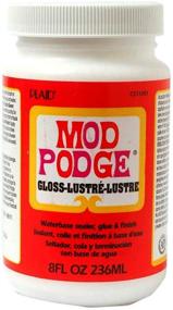 img 1 attached to 🖌️ Mod Podge Waterbase Sealer, Glue and Finish (8-Ounce), CS11201 Gloss Finish (3 Pack) - Enhance and Protect Craft Projects