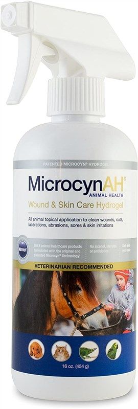 microcynah wound sprayable hydrogel 16 ounce 로고