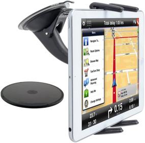 img 3 attached to ARKON Windshield/Dash Car Mount Holder for iPhone Xs Max XS XR X and iPad Mini - Black