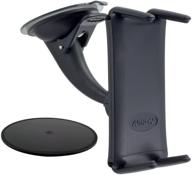 arkon windshield/dash car mount holder for iphone xs max xs xr x and ipad mini - black logo