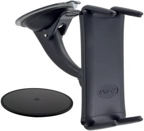 img 4 attached to ARKON Windshield/Dash Car Mount Holder for iPhone Xs Max XS XR X and iPad Mini - Black