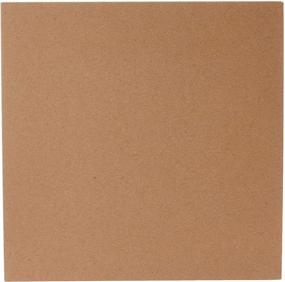 img 1 attached to Grafix 12 Inch 12 Inch Chipboard Sheets 25 Pack