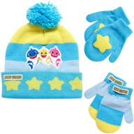 🦈 winter toddler boys' accessories: nickelodeon shark mittens for cold weather logo