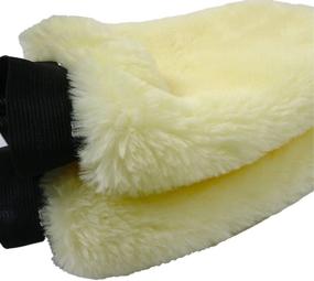 img 2 attached to Benliudh Natural Wool Car Wash Mitt - Scratch-Free Sheepskin Wash Mitt Set of 3