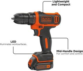 img 3 attached to Black and Decker BDCDD12PK Drill Kit