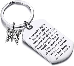 img 4 attached to HOLLP Butterfly Encouragement Keychain Sunbeam