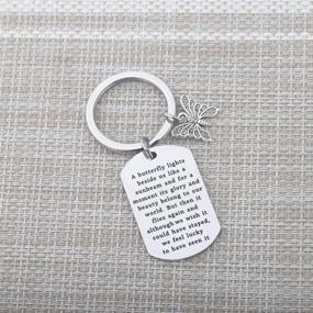 img 2 attached to HOLLP Butterfly Encouragement Keychain Sunbeam