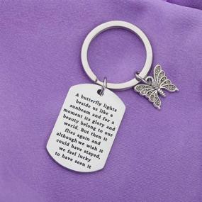 img 1 attached to HOLLP Butterfly Encouragement Keychain Sunbeam