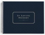 📔 captivating purpletrail remembrance guest book - navy elegance for cherished moments logo
