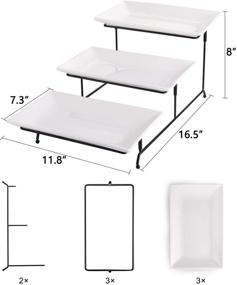 img 3 attached to Lawei Tier Serving Tray Stand