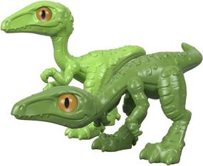 img 2 attached to Fisher Price IMAGINEXT Jurassic Compies Multicolor