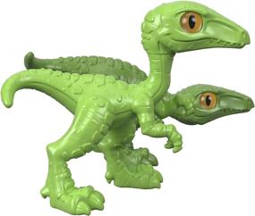 img 3 attached to Fisher Price IMAGINEXT Jurassic Compies Multicolor