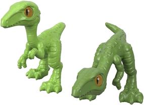 img 4 attached to Fisher Price IMAGINEXT Jurassic Compies Multicolor
