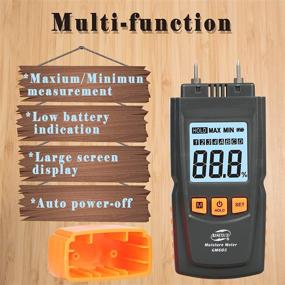 img 3 attached to 💧 Advanced Moisture Pin Type Multifunctional Humidity Detector - Accurate and User-Friendly
