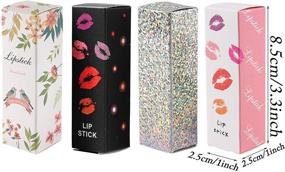 img 1 attached to 💄 50-Piece Shiny Lipstick Perfume Essential Oil Bottle Packaging Box DIY Wrapping for RONRONS - Small Gifts, Silver