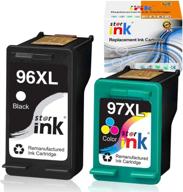 заменитель картриджа st@r ink remanufactured для черно-цветного принтера hp 96 97 deskjet 6940 5940 6540 9800 6988 6840 officejet 7410 7310 7210 photosmart 2610 2710 8450 8050 8150 8750 8049. логотип