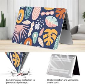 img 3 attached to Seorsok Compatible With MacBook Air 13 Inch A1932 A2179 A2337 M1 2018 2019 2020 Release Case Laptop Plastic Hard Shell Protective Sleeve &Amp Laptop Accessories