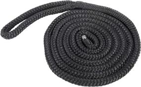 img 3 attached to ⚓️ YaeMarine 2-Pack 1/2 Inch 15 FT Double Braid Nylon Dockline Dock Line Mooring Rope Set