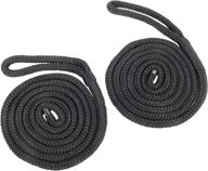 ⚓️ yaemarine 2-pack 1/2 inch 15 ft double braid nylon dockline dock line mooring rope set логотип