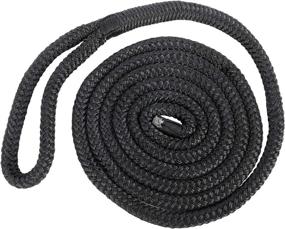 img 1 attached to ⚓️ YaeMarine 2-Pack 1/2 Inch 15 FT Double Braid Nylon Dockline Dock Line Mooring Rope Set