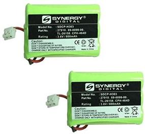 img 1 attached to AT&T-Lucent SB67108 Cordless Phone 📞 Battery Combo-Pack with 2 SDCP-H303 Batteries