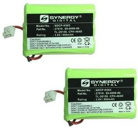 img 2 attached to AT&T-Lucent SB67108 Cordless Phone 📞 Battery Combo-Pack with 2 SDCP-H303 Batteries