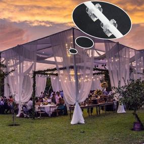 img 3 attached to 🔌 150 Pcs 1/2 Inch LED Rope Light Clips with 300 Pcs Screws - Clear PVC Mounting Clips for Wall Mount LED Lights - Ideal for Family Parties, Wedding Ceremonies, and More