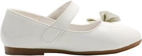 img 2 attached to 👯 LONSOEN Little Ballet Toddler KFL660 Girls' Flats: Comfortable & Stylish Shoes for Young Ballerinas