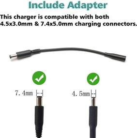 img 3 attached to 💡 65W AC Charger for Dell Inspiron & XPS Series - Efficient Laptop Power Supply