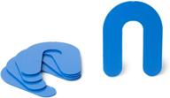plastic horseshoe shims 16 blue logo