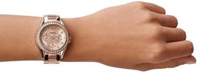 img 3 attached to Fossil Womens Riley Quartz из нержавеющей стали