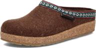 👠 women's and men's haflinger classic grizzly chocolate shoes, mules, and clogs - enhanced seo logo