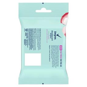 img 1 attached to 🌸 On-The-Go Men's Degree Stay Fresh Deodorant Wipes—White Flowers & Lychee, 25 Count