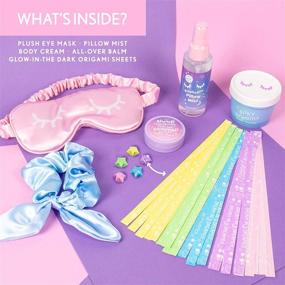 img 3 attached to 🌙 Just My Style Dream World Bedtime Ritual Set: Indulge in a Soothing Sleep Experience with Silk Eye Mask, Scrunchie, Pillow Mist, Body Cream, Lavender Salve & Origami Stars