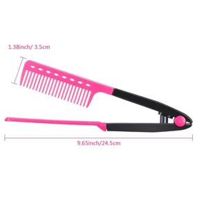 img 3 attached to Выпрямитель волос для укладки волос Straightening Hairdressing Straightener V-образной формы