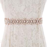 💎 sweetv rhinestone wedding applique for bridesmaids - women's belt accessories logo