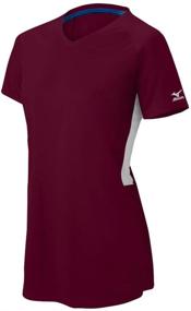 img 2 attached to 👕 Mizuno Детская комплектная футболка с полукруглым вырезом и короткими рукавами