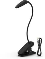 🔦 energizer clip on light - rechargeable led reading book light for desk, headboard, computers - adjustable light modes & night light clip - with usb cable included логотип