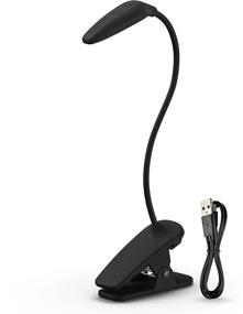 img 4 attached to 🔦 Energizer Clip on Light - Rechargeable LED Reading Book Light for Desk, Headboard, Computers - Adjustable Light Modes & Night Light Clip - with USB Cable Included