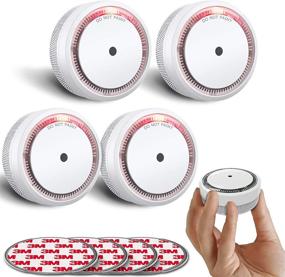 img 4 attached to 🔥 UL Listed SITERWELL Photoelectric Smoke Detector with 10 Year Life Time - 4 Pack