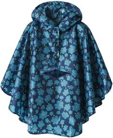 img 4 attached to 🌂 Ultimate Lightweight Kids Rain Poncho: Unbeatable Waterproof Outwear Rain Coat