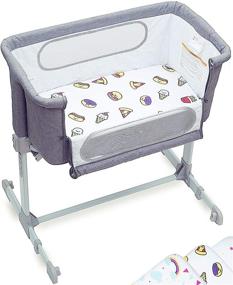 img 4 attached to Bedside Bassinet Baby Portable Mattresses